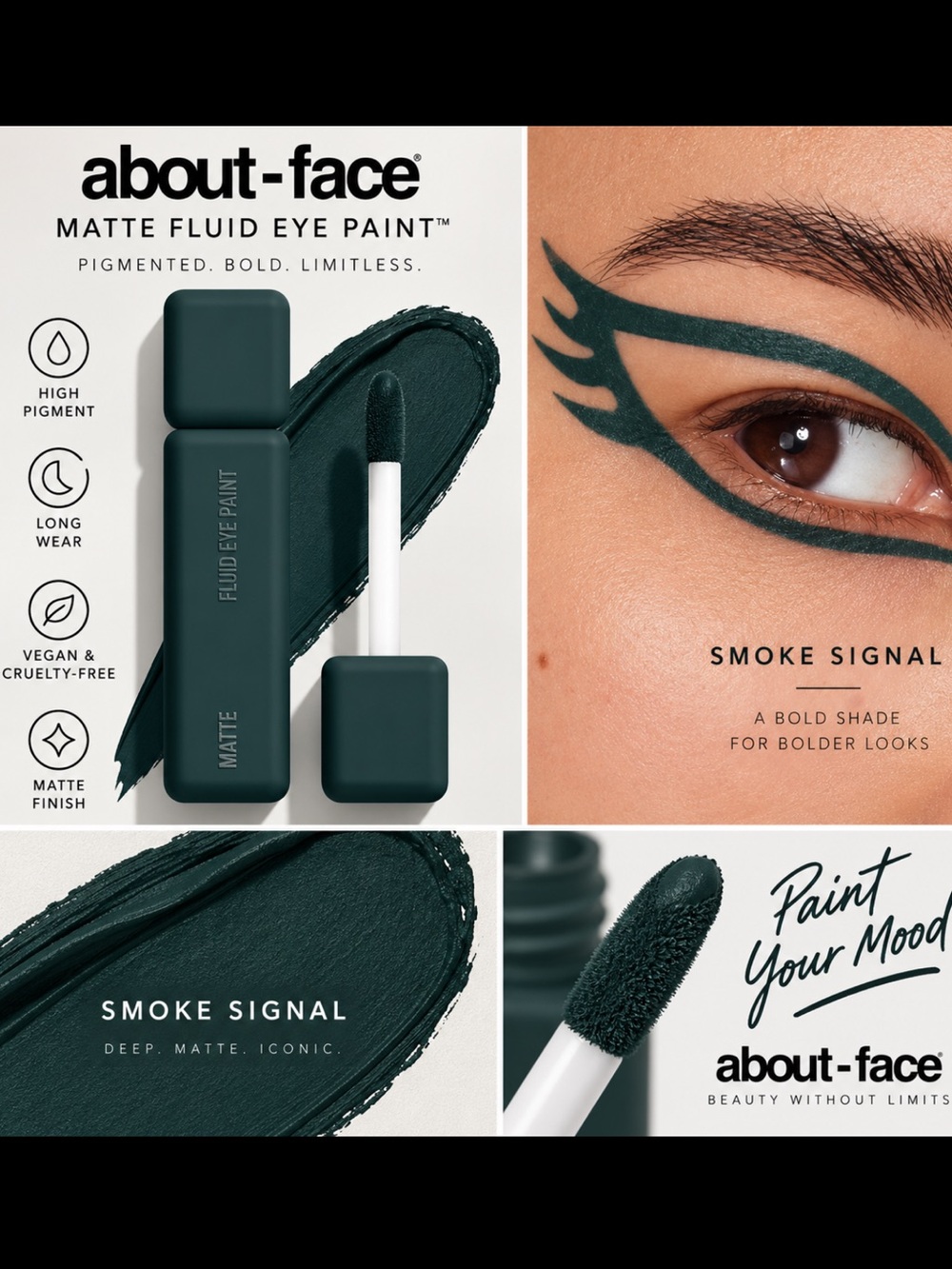 About face Smoke Signal MATTE FLUID EYE PAINT